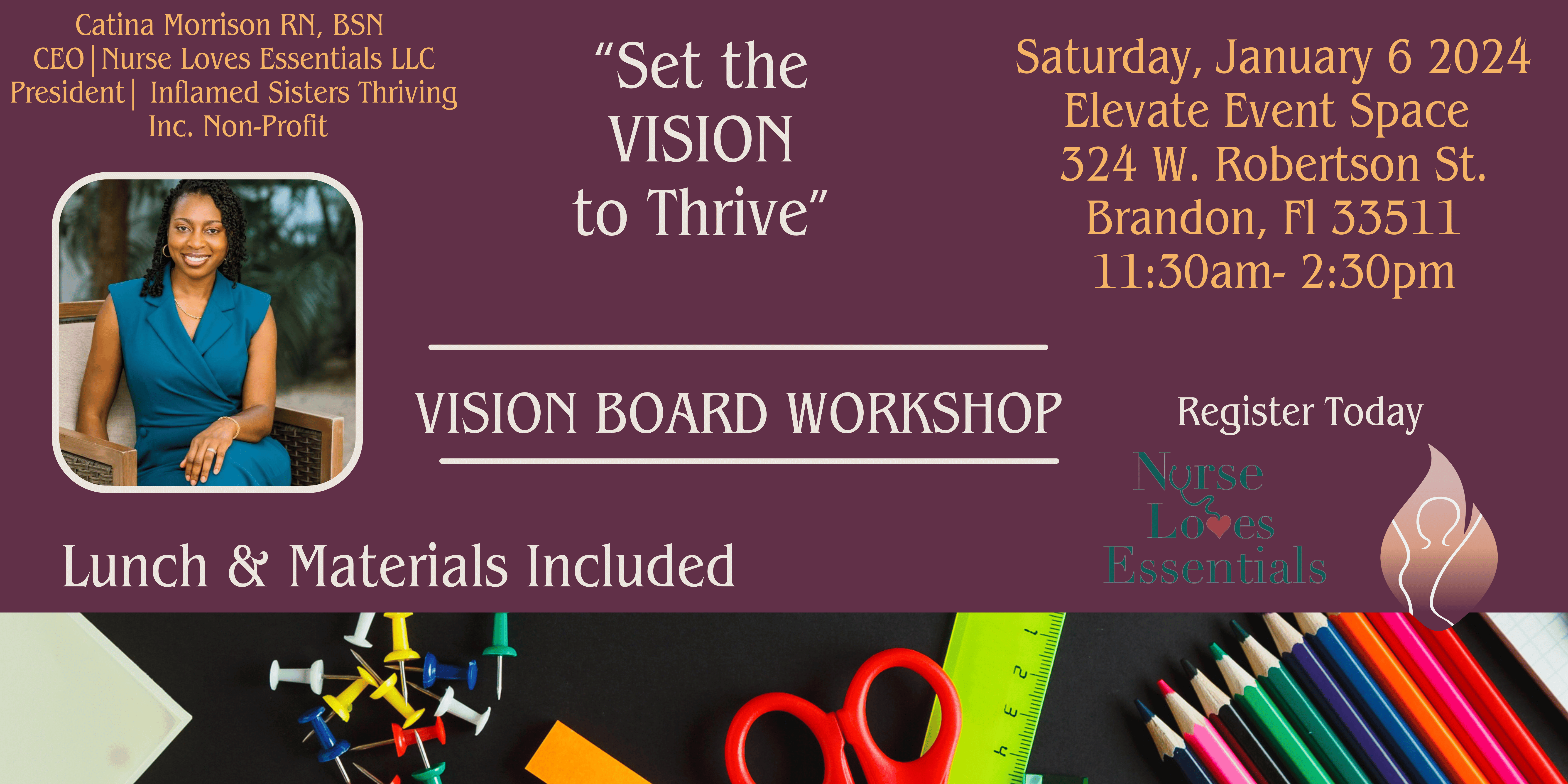 Set the Vision to Thrive Banner
